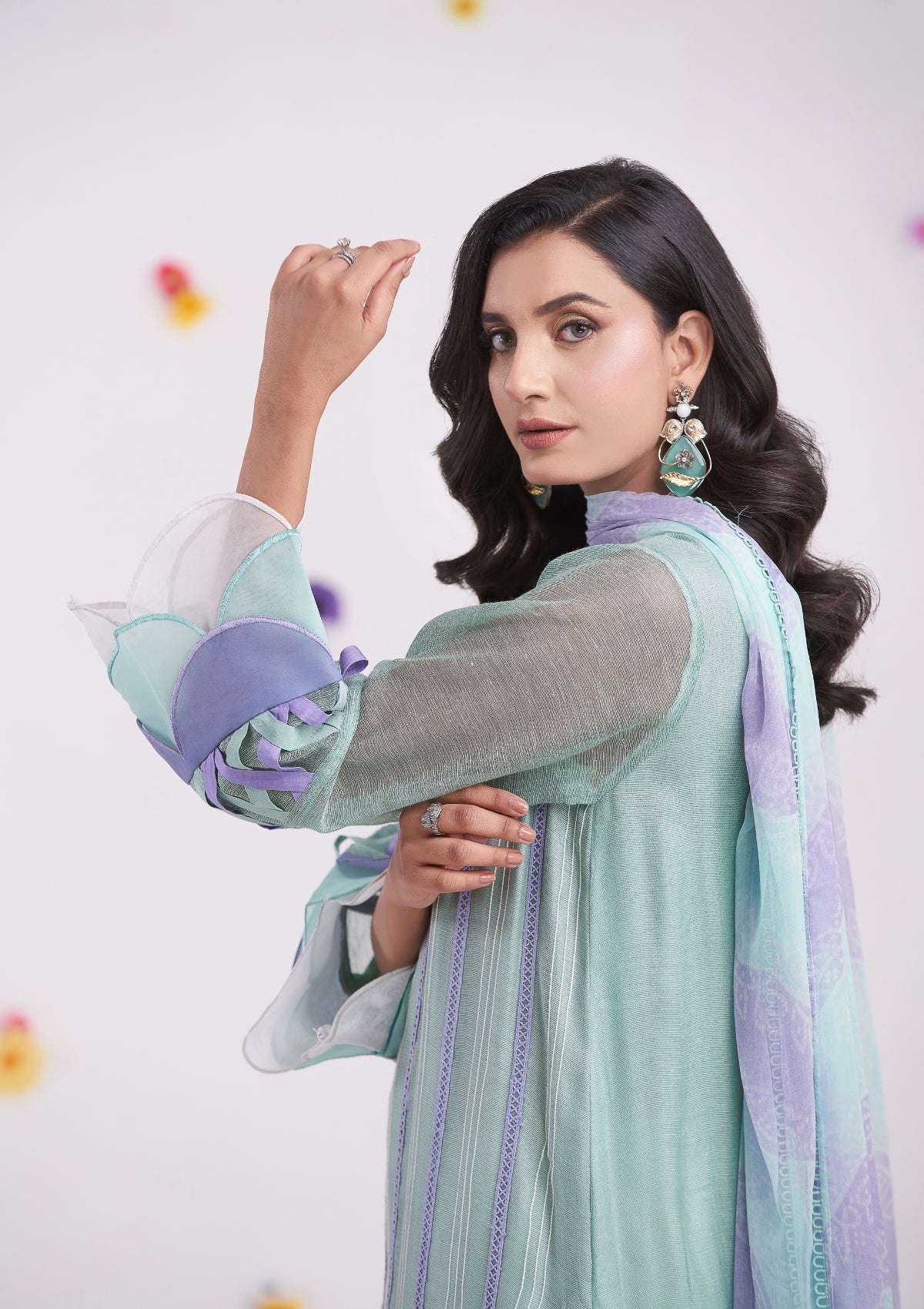 Embroidered formal 3 pc