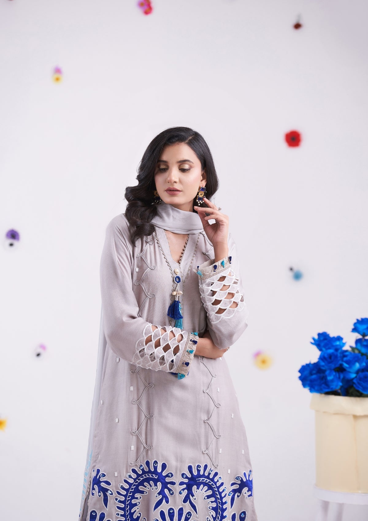 3 pc formal with appliqué