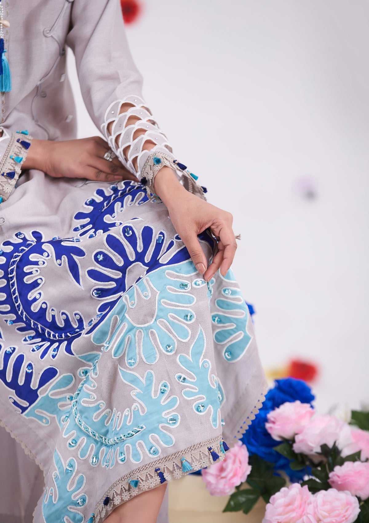 3 pc formal with appliqué