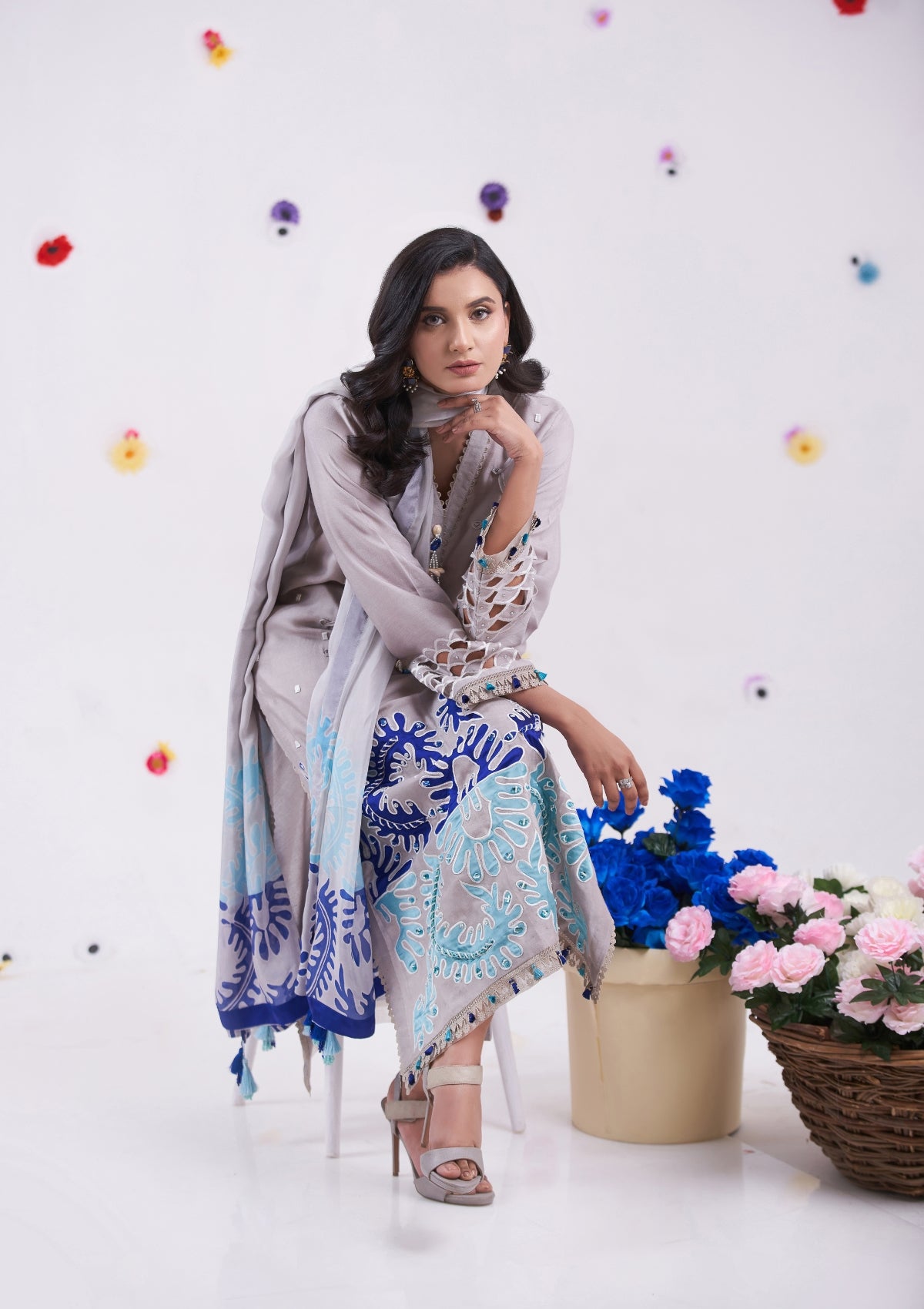 3 pc formal with appliqué