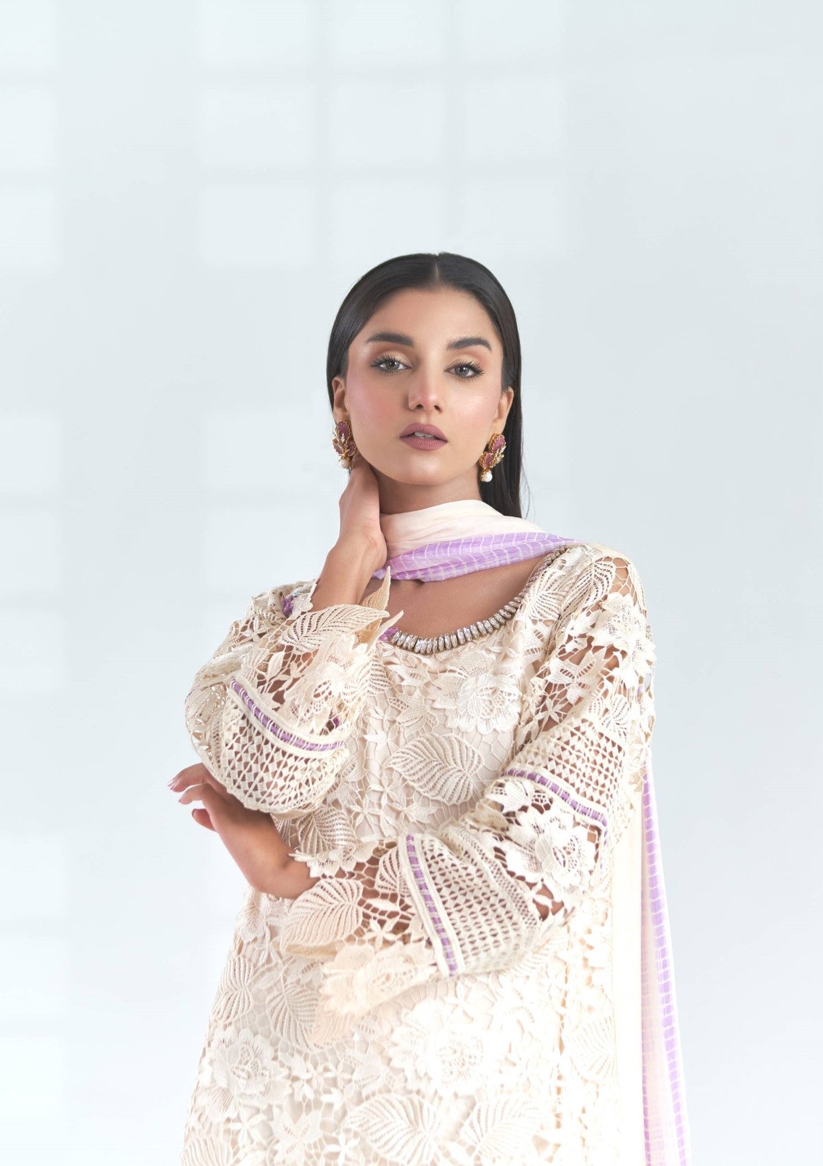 Two color formal with embellishment 3 pc