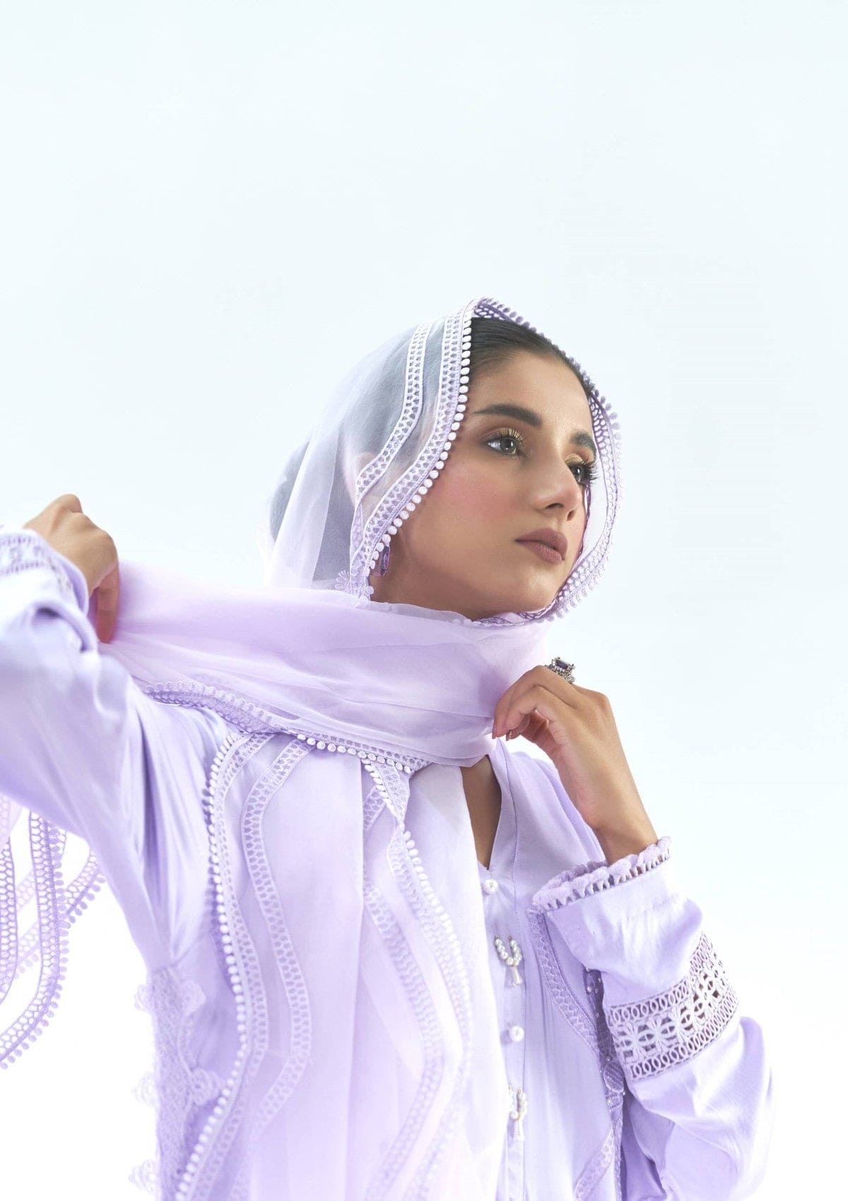 Silk formal with cutwork 3 pc