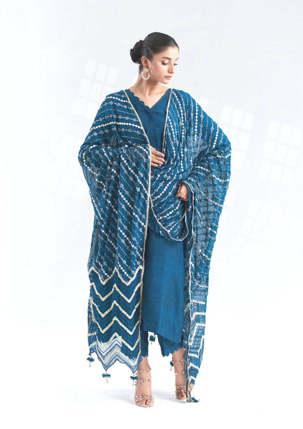 raw silk formal 3 pc