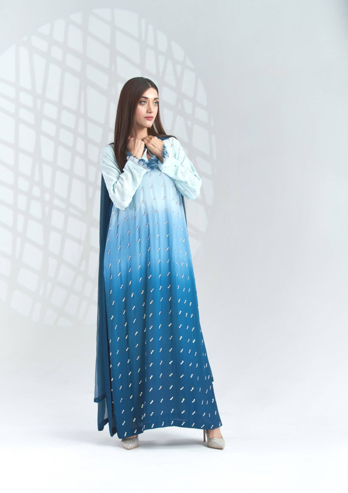 ombre toned swarowski co-ord 3 pc