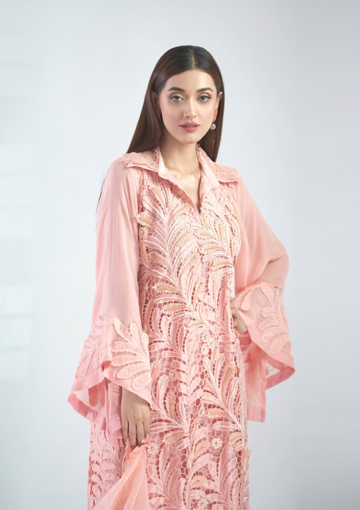 pink laced set 2 pc
