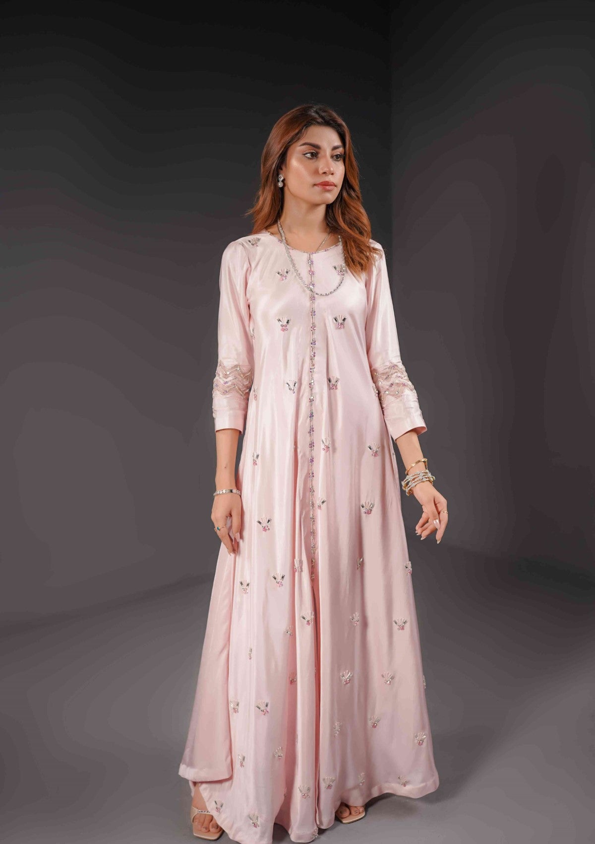 Blussilk maxi shirt 2 pc