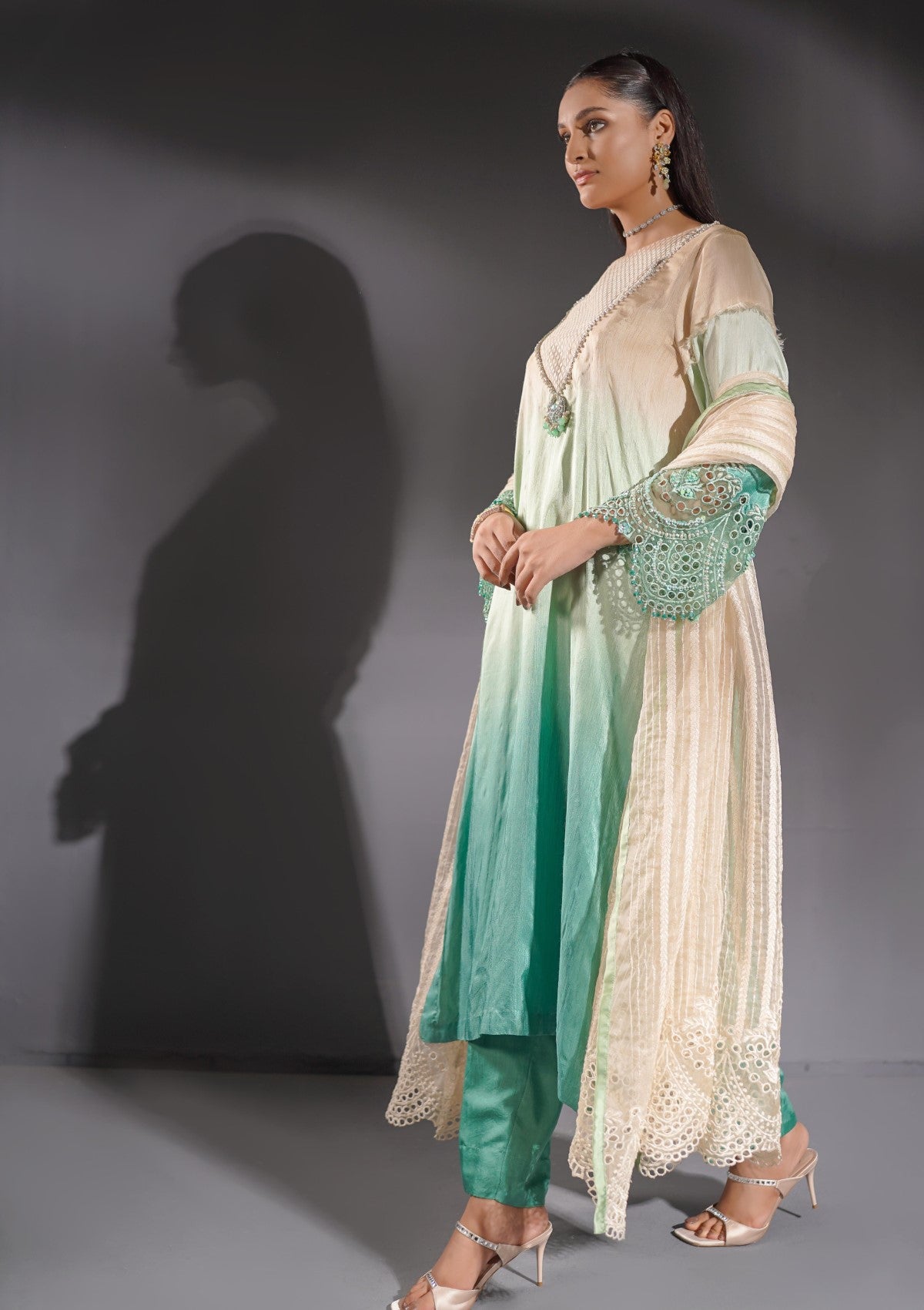 formal 3 pc with appliqué