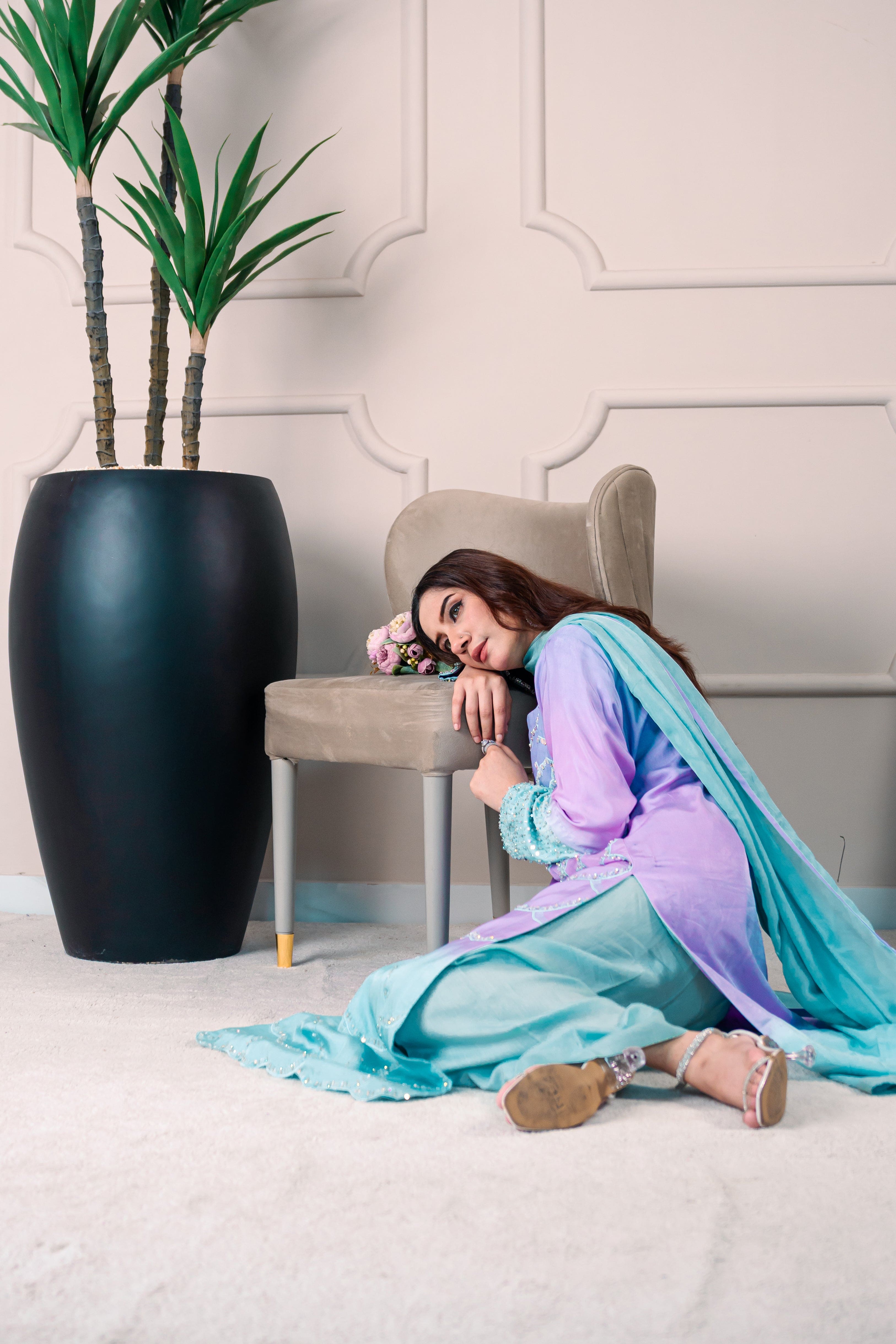 Laleh 3 piece stiched