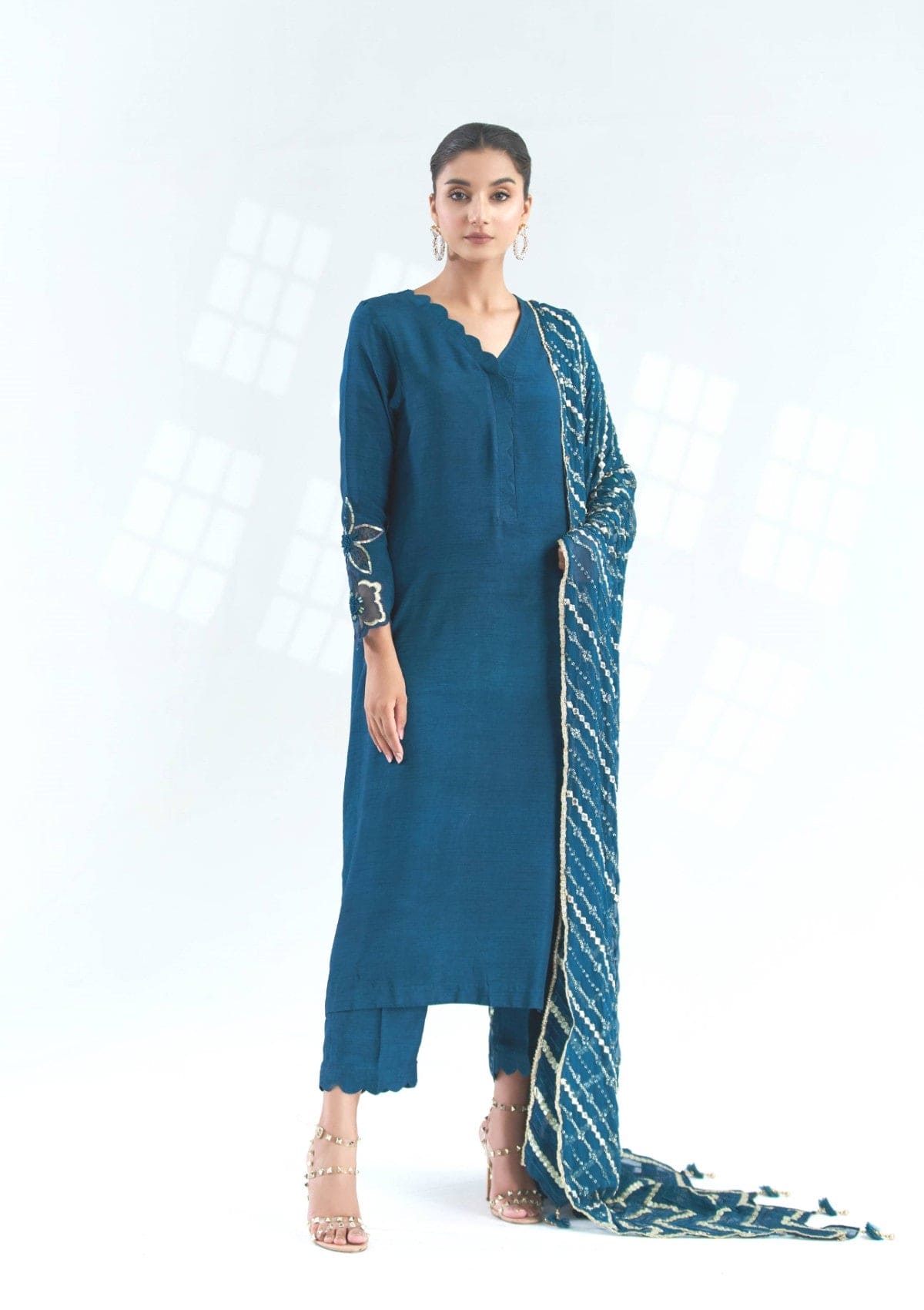 raw silk formal 3 pc